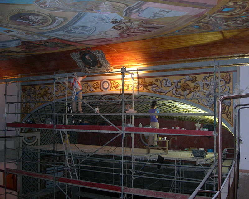 Restauración en el Teatro Guerra