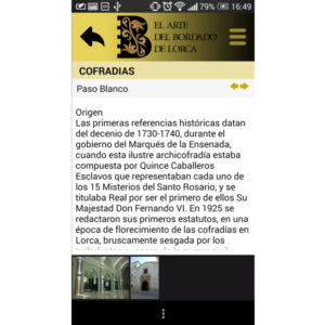 App El Arte del Bordado de Lorca
