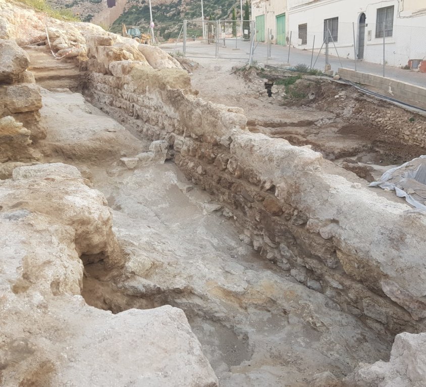 Excavación en las inmediaciones de la Alcazaba de Almería