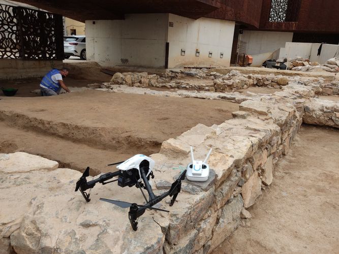 Restauración y musealización de los restos romanos del centro de visitantes de Monteagudo, Murcia